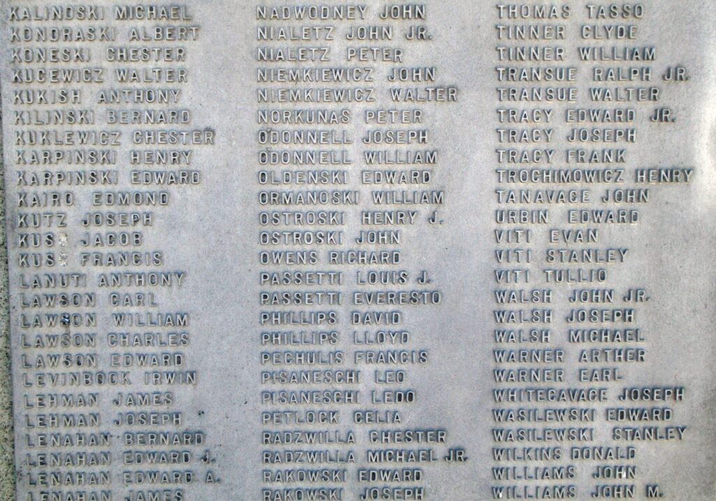 WILKES BARRE WAR MEMORIAL STONE K