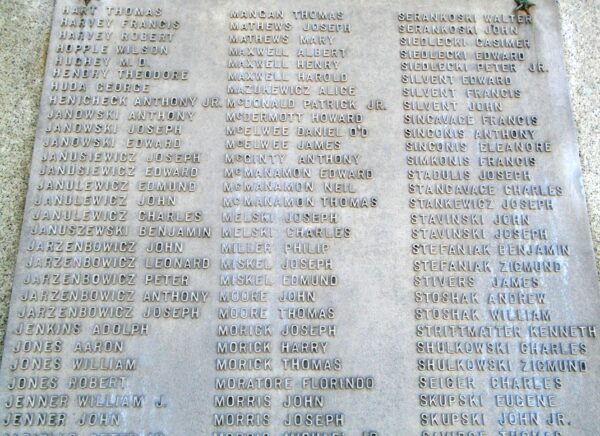 WILKES BARRE WAR MEMORIAL STONE I