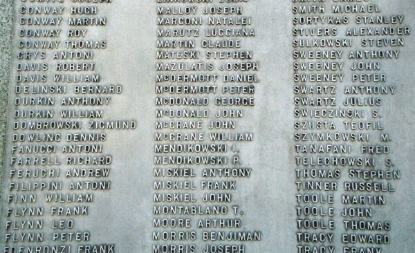 WILKES BARRE WAR MEMORIAL STONE E