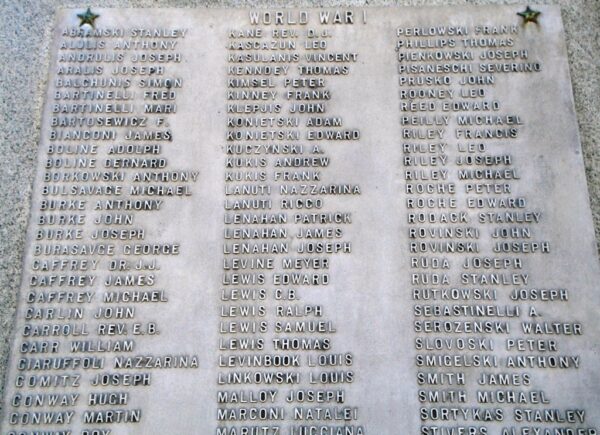 WILKES BARRE WAR MEMORIAL STONE D
