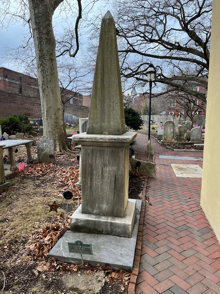 COL. WILLIAM LINNARD REVOLUTIONARY WAR MEMORIAL