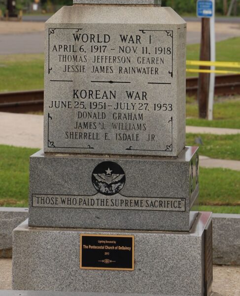 THOSE WHO PAID THE SUPREME SACRIFICE MEMORIAL SIDE A