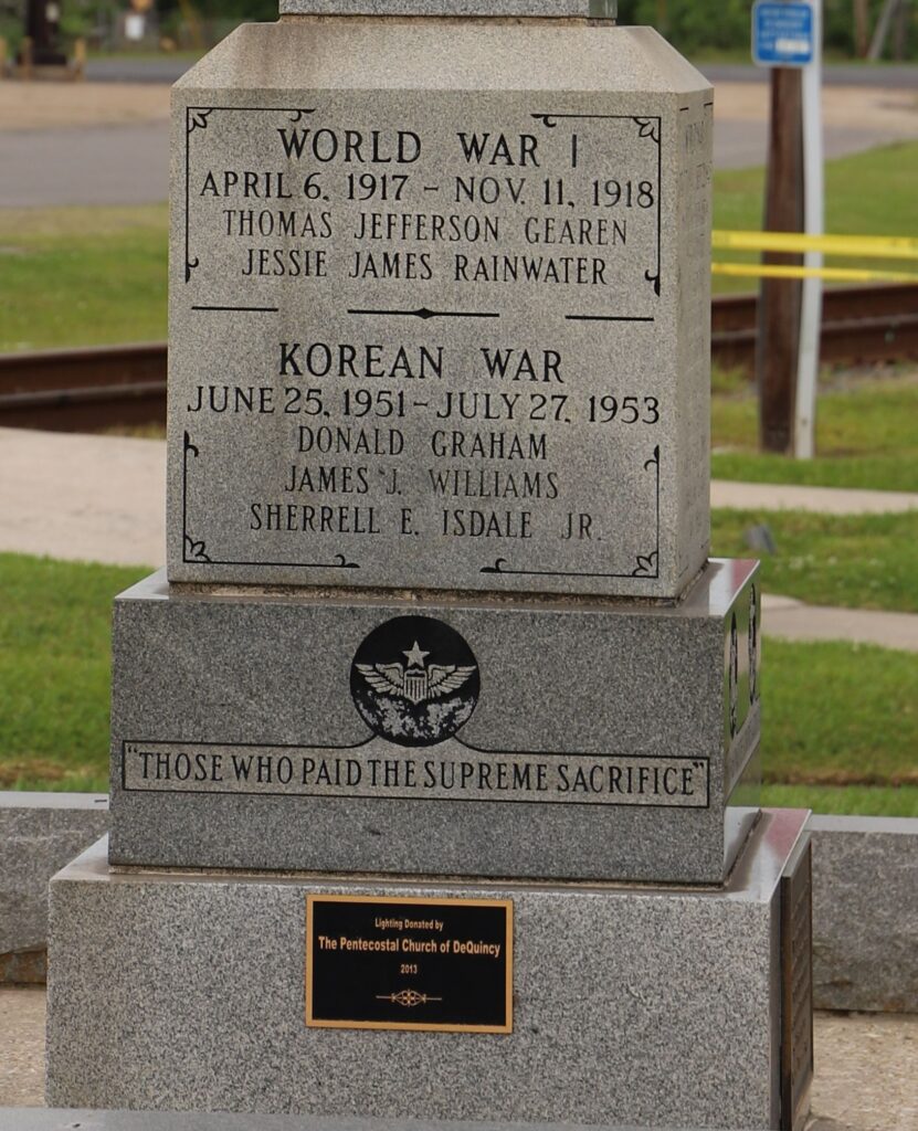 THOSE WHO PAID THE SUPREME SACRIFICE MEMORIAL SIDE A