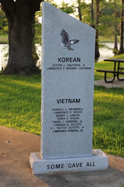 COTTONPORT VETERANS MEMORIAL WALL STONE E