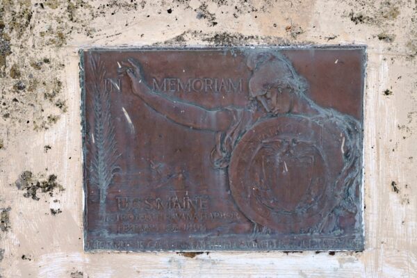 FORT PIERCE U.S.S. MARINE WAR MEMORIAL PLAQUE