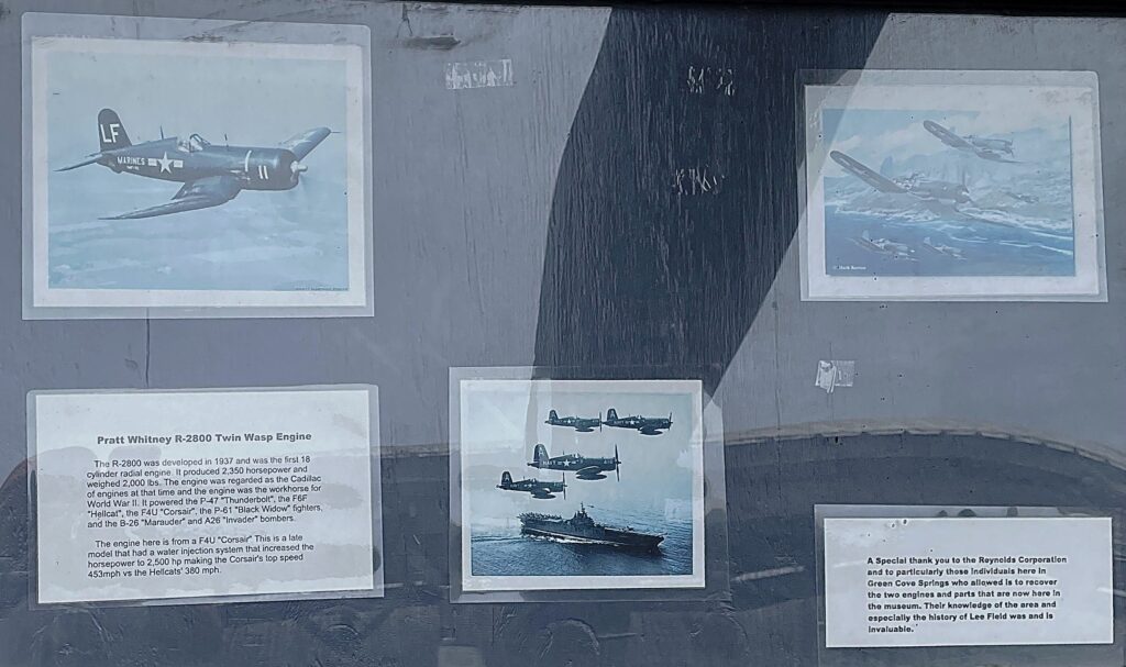 PRATT WHITNEY R-2800 TWIN WASP ENGINE WAR MEMORIAL PLAQUE