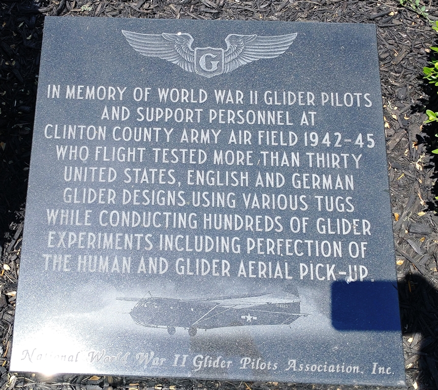 WORLD WAR II GLIDER PILOTS MEMORIAL TABLET