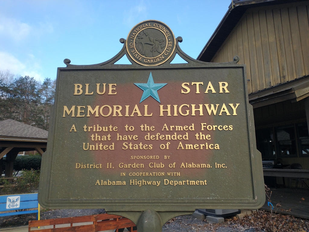 VALLEY HEAD BLUE STAR MEMORIAL HIGHWAY MARKER