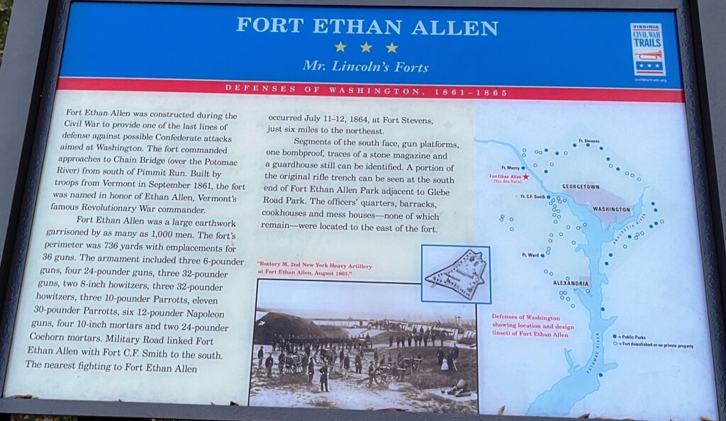 FORT ETHAN ALLEN WAR MEMORIAL PANEL