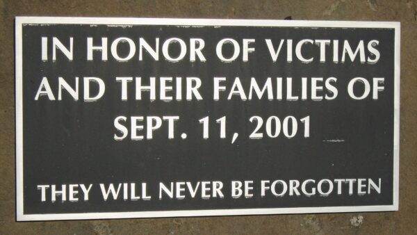 NEW WINDSOR SEPT. 11, 2001 MEMORIAL PLAQUE