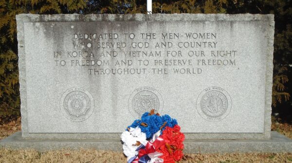 NEW WINDSOR KOREA AND VIETNAM WARS MEMORIAL FLAGPOLE STONE