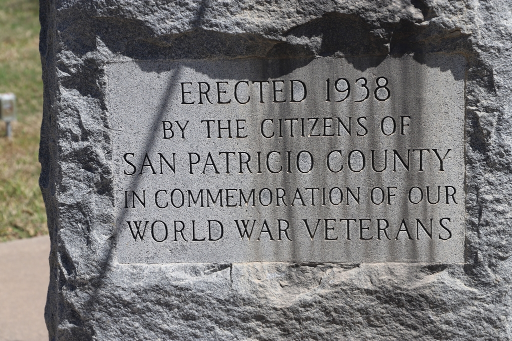 SAN PATRICIO COUNTY WORLD WAR VETEANS MEMORIAL