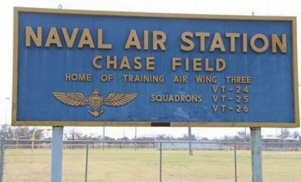 NAVAL AIR STATION CHASE FIELD MEMORIAL PLAQUE