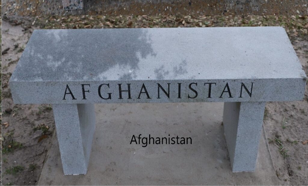 REFUGIO VETERANS MEMORIAL BENCH F
