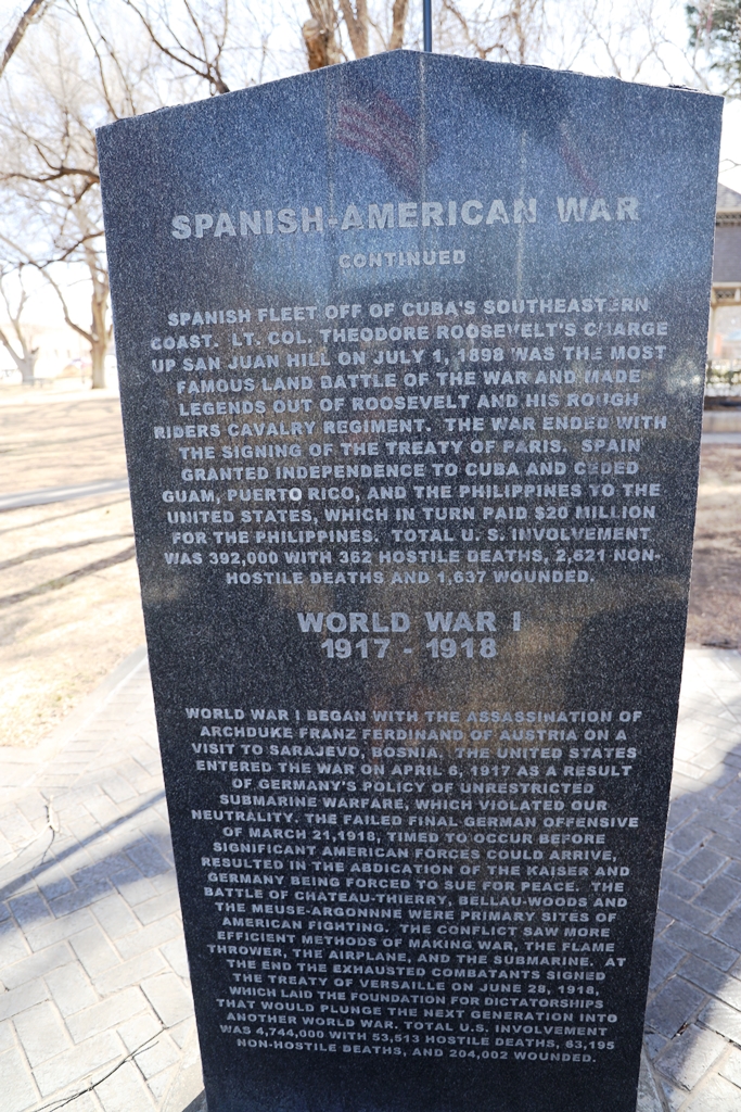 DALLAM/HARTLEY VETERANS MEMORIAL STONE E