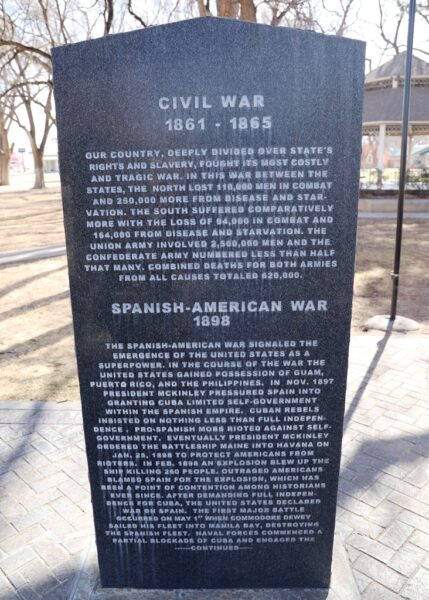 DALLAM/HARTLEY VETERANS MEMORIAL STONE D