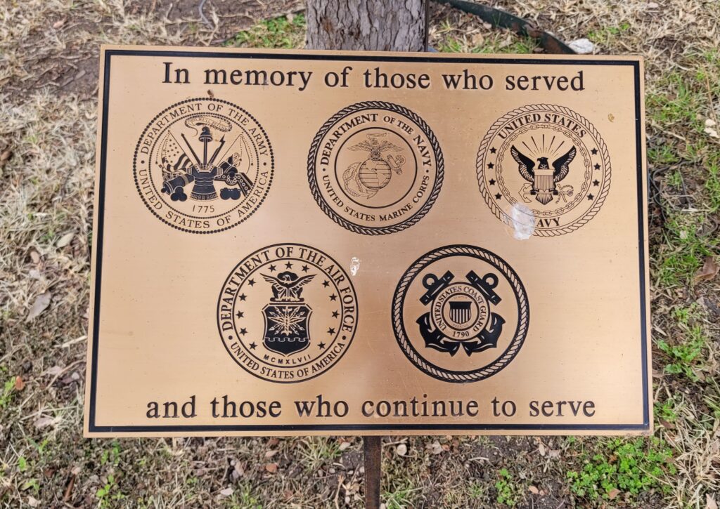 BRACKENRIDGE VILLA MEMORIAL TREE PLAQUE