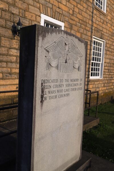 GREEN COUNTY SUPREME SACRIFICE WAR MEMORIAL