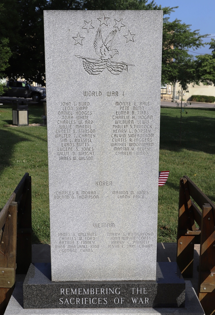 REMEMBERING THE SACRIFICES OF WAR MEMORIAL FRONT