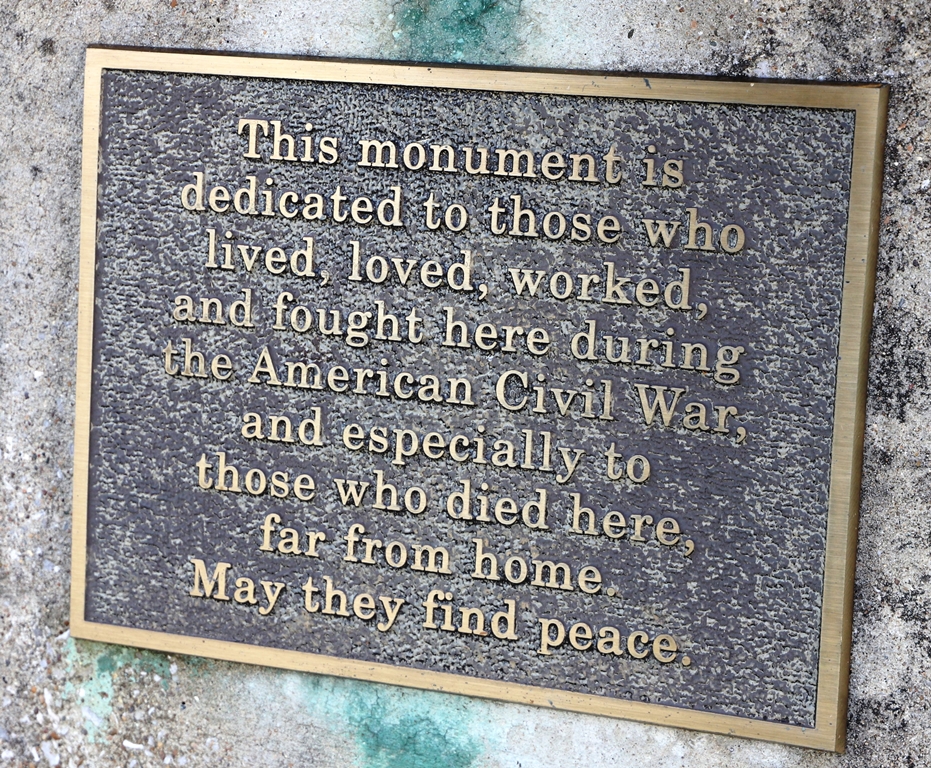 MUNFORDVILLE CIVIL WAR MEMORIAL CANNON PLAQUE