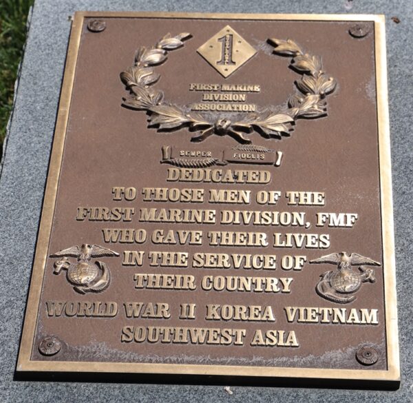 LOUISVILLE FIRST MARINE DIVISION, FMF WAR MEMORIAL