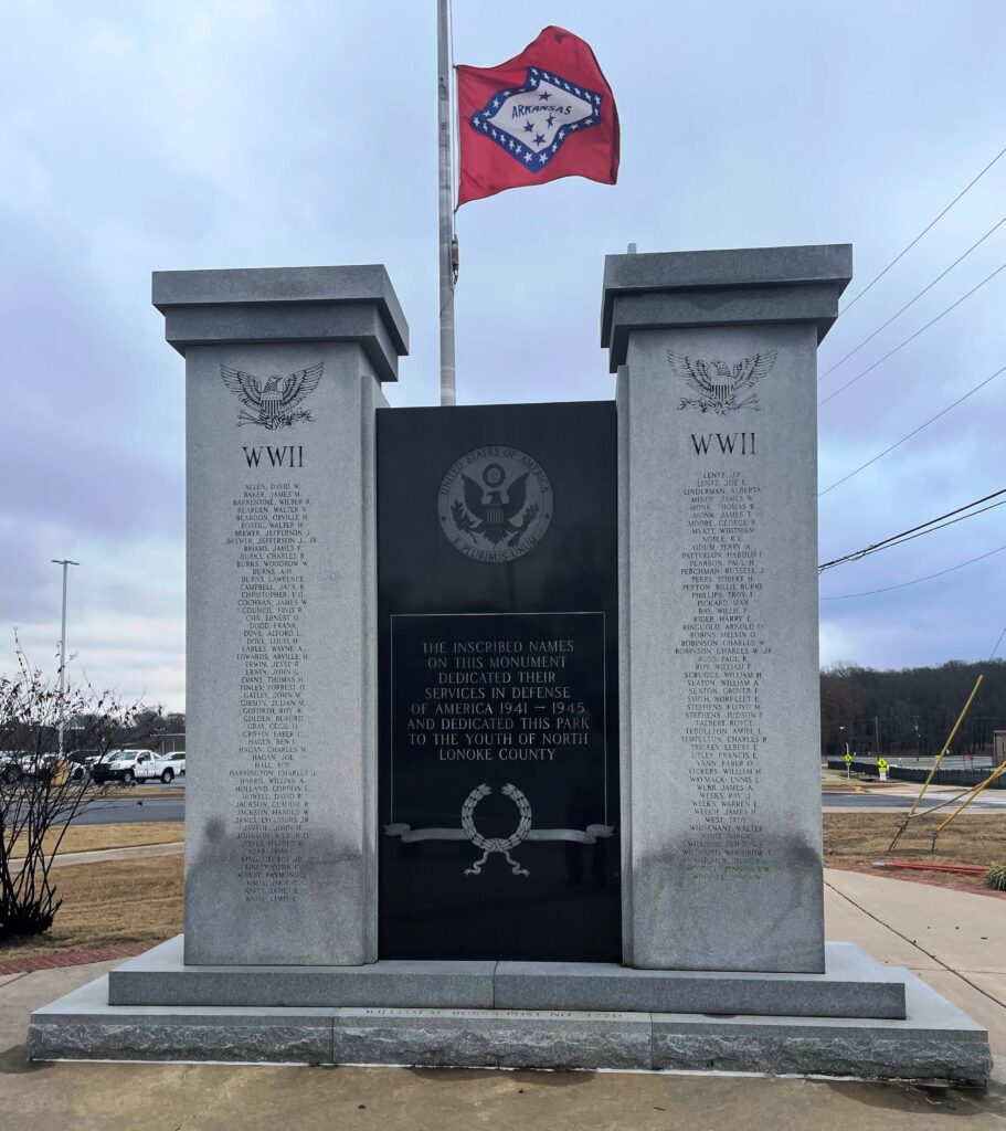 NORTH LONOKE COUNTY WORLD WAR II MEMORIAL