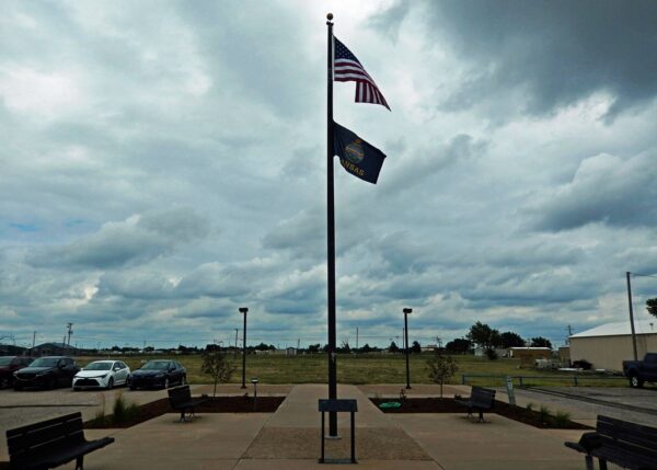 LIBERAL ARMY AIR BASE MEMORIAL FLAGPOLE