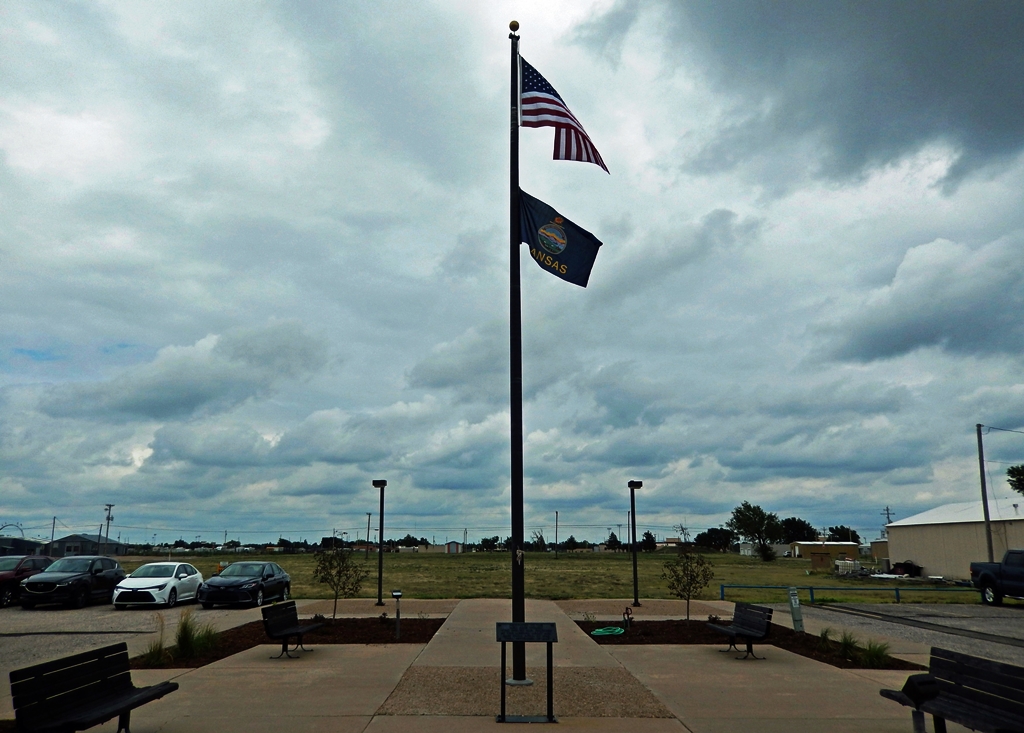 LIBERAL ARMY AIR BASE MEMORIAL FLAGPOLE