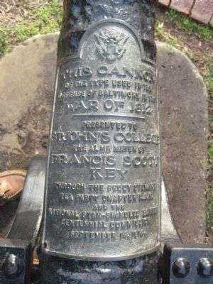 THIS CANNON MEMORIAL PLAQUE