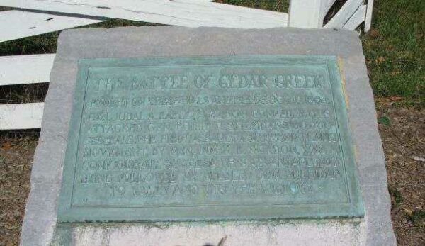 THE BATTLE OF CEDAR CREEK WAR MEMORIAL