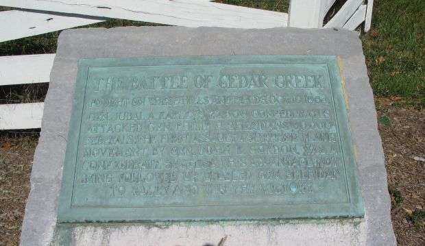 THE BATTLE OF CEDAR CREEK WAR MEMORIAL