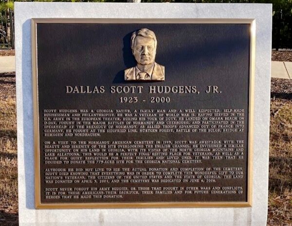 DALLAS SCOTT HUDGENS, JR WAR MEMORIAL