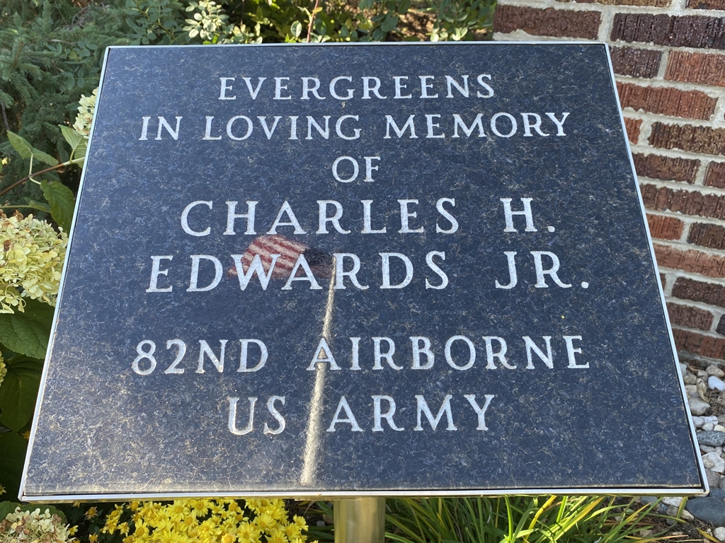 PICKSTOWN CENTENNIAL GARDEN VETERANS MEMORIAL PLAQUE