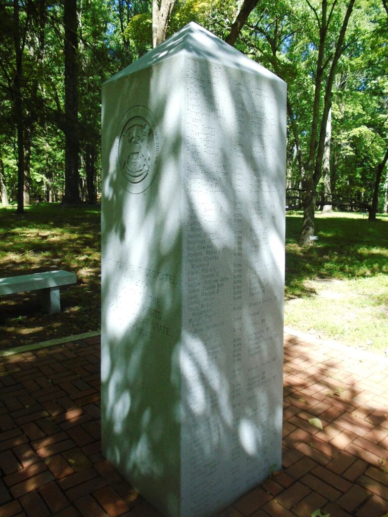 MICHIGAN MEDAL OF HONOR RECIPIENTS WAR MEMORIAL