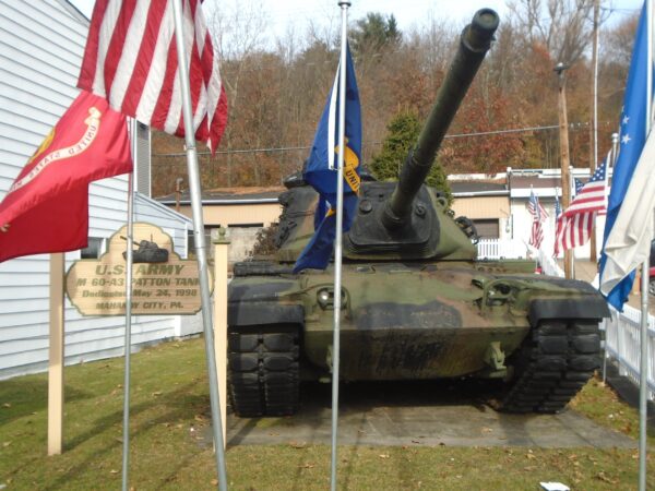 MAHANOY CITY M60-A3 PATTON TANK MEMORIAL