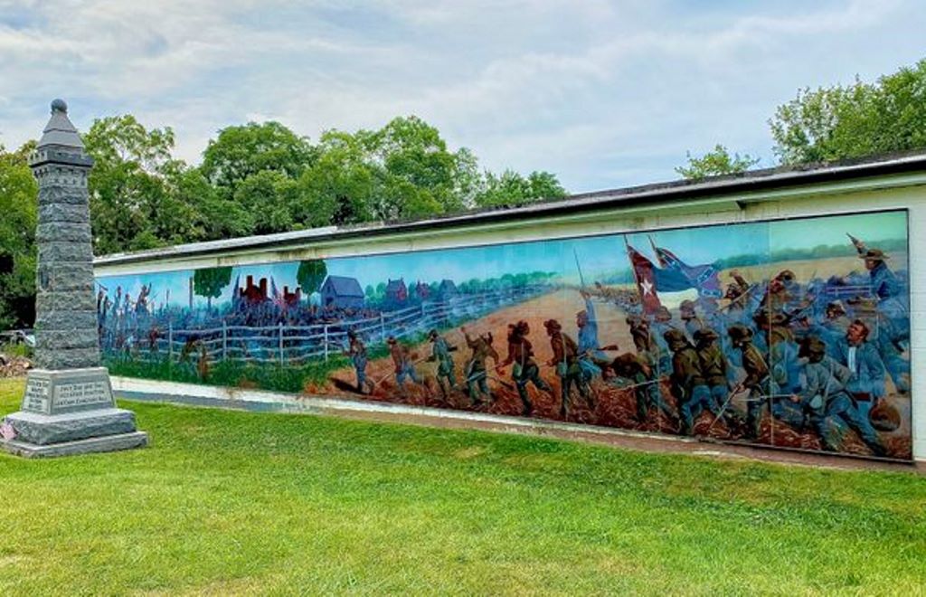 GETTYSBURG CIVIL WAR COSTER AVENUE MURAL