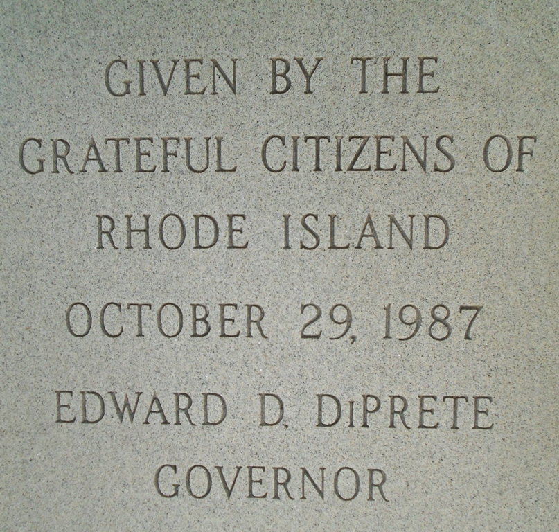 RHODE ISLAND MEDAL OF HONOR RECIPIENTS WAR MEMORIAL STONE C
