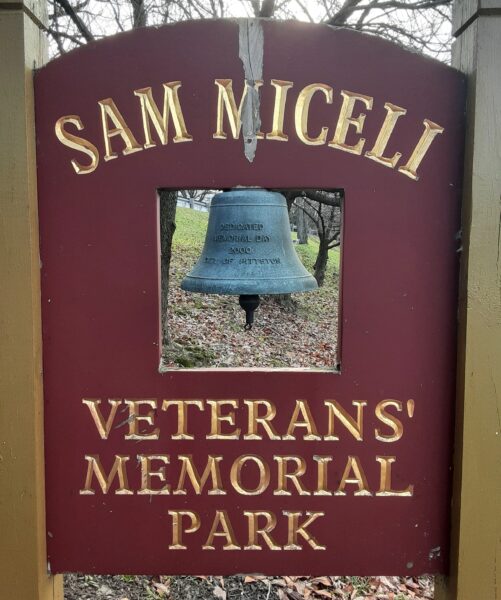 SAM MICELI VETERANS’ MEMORIAL PARK MARKER