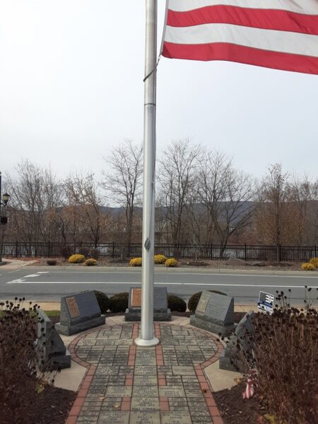 OUR HOMETOWN HEROES MEMORIAL FLAGPOLE