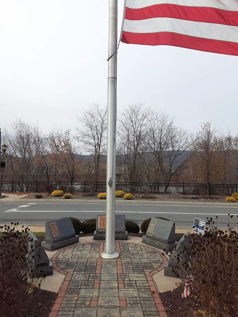 OUR HOMETOWN HEROES MEMORIAL FLAGPOLE