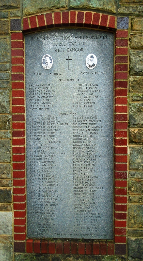 WEST BANGOR WORLD WARS MEMORIAL