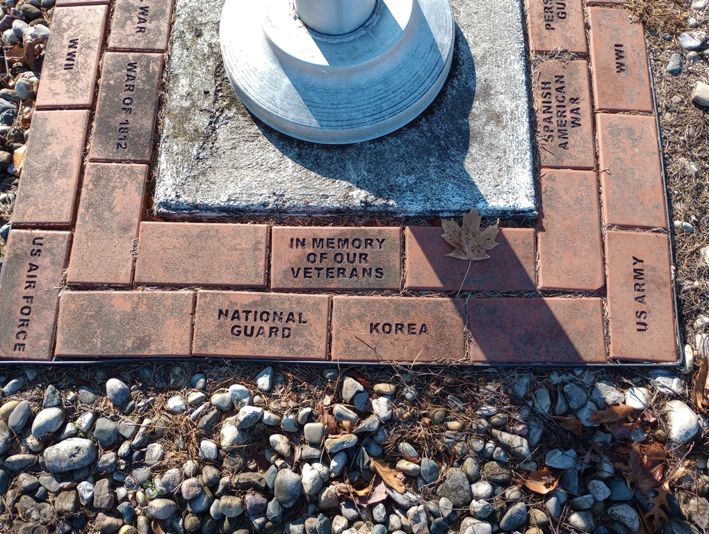 BUCKLAND VETERANS MEMORIAL FLAGPOLE BRICKS
