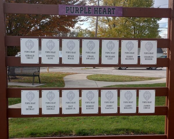 HOMETOWN HEROES PARK SERIES TWO MEMORIAL PANEL F