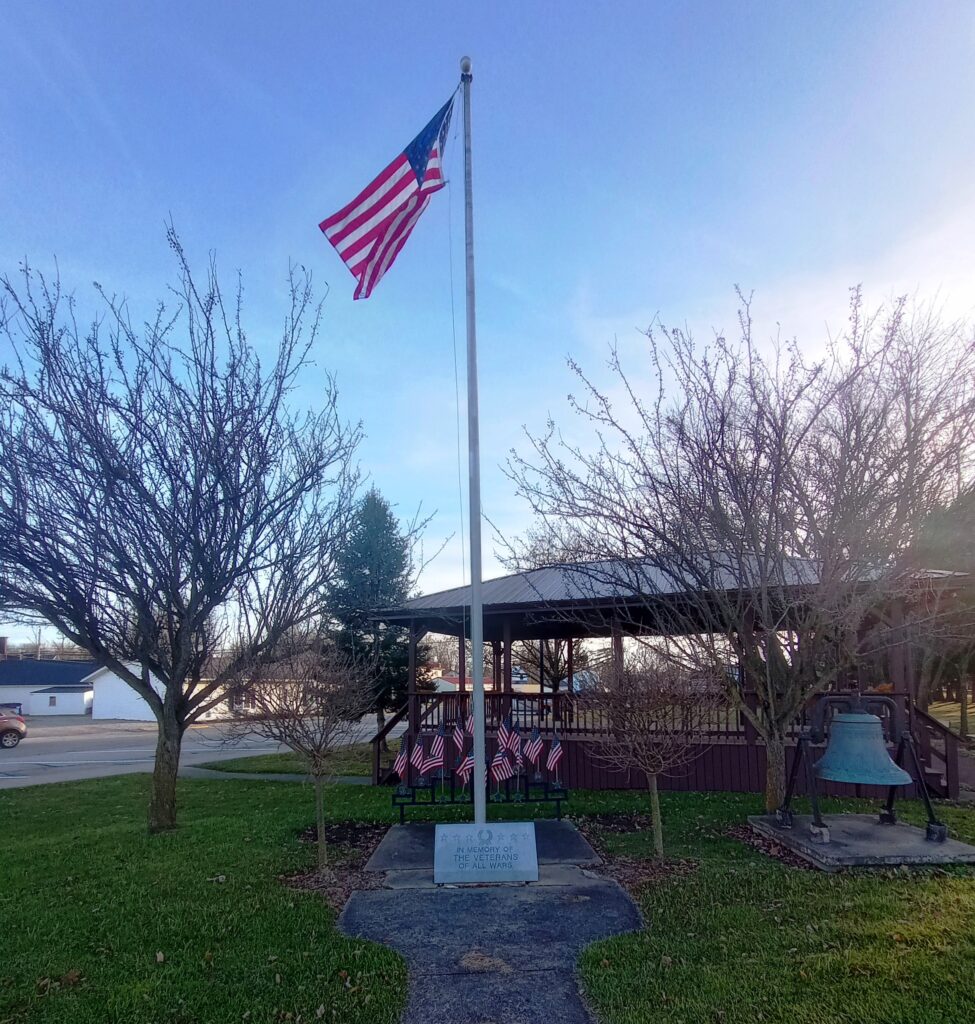 CARDINGTON VETERANS OF ALL WARS MEMORIAL FLAGPOLE