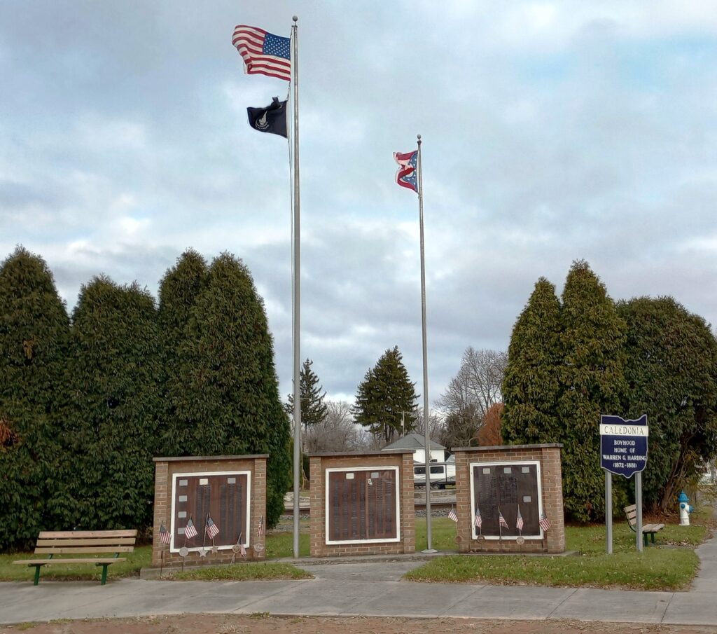 CALEDONIA ALL WAR VETERANS MEMORIAL