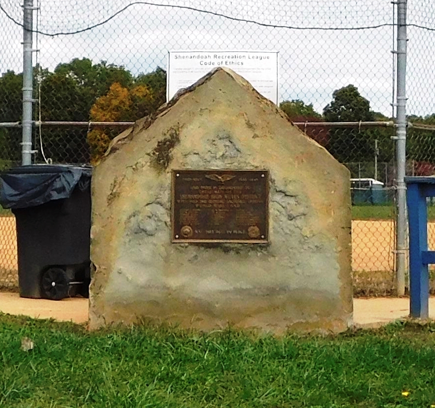 SHENANDOAH IRON WORKS DISTRICT SUPREME SACRIFICE WORLD WARS MEMORIAL