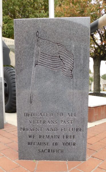 GROTTOES ALL VETERANS MEMORIAL CENTER STONE