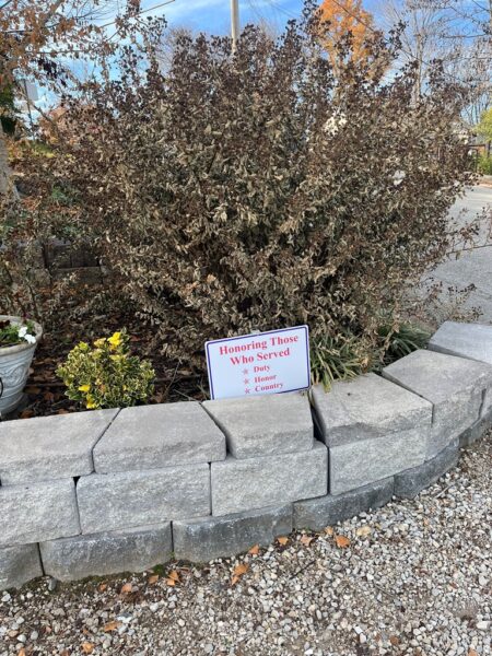 BRANSON HONORING THOSE WHO SERVED MEMORIAL GARDEN