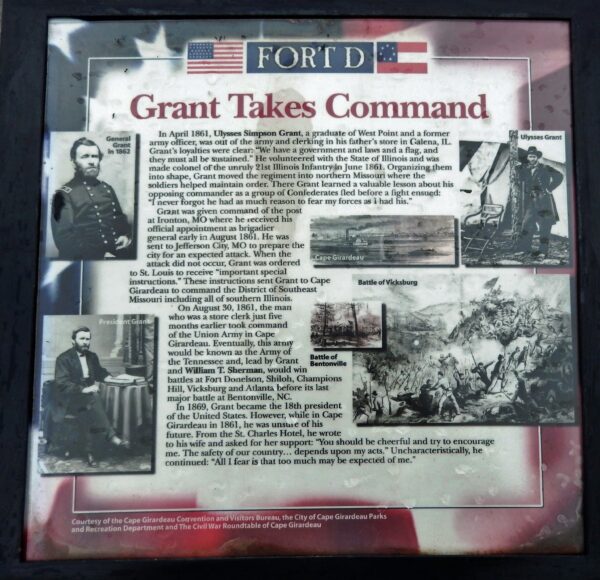 GRANT TAKES COMMAND WAR MEMORIAL PANEL