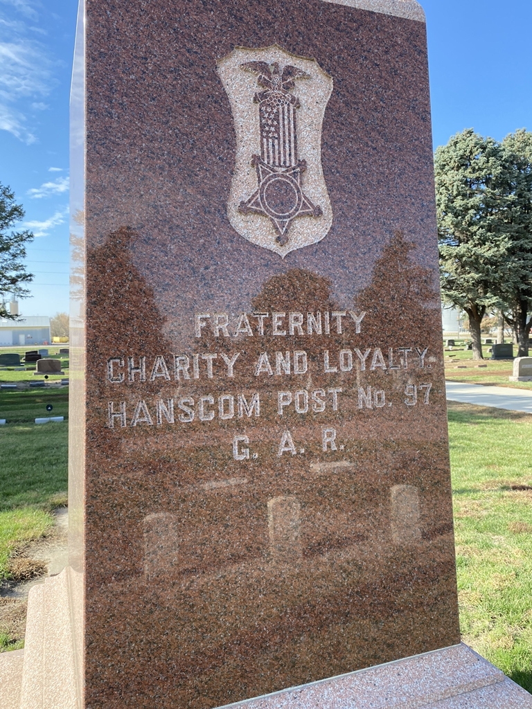 MONONA COUNTY CIVIL WAR MEMORIAL SIDE B